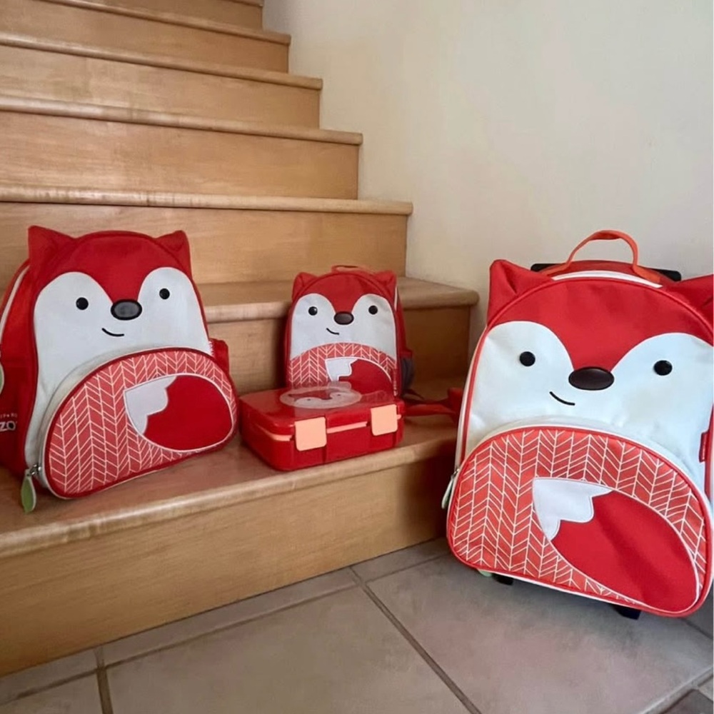 Skip Hop Fox Backpack, Luggage, Lunch Set
